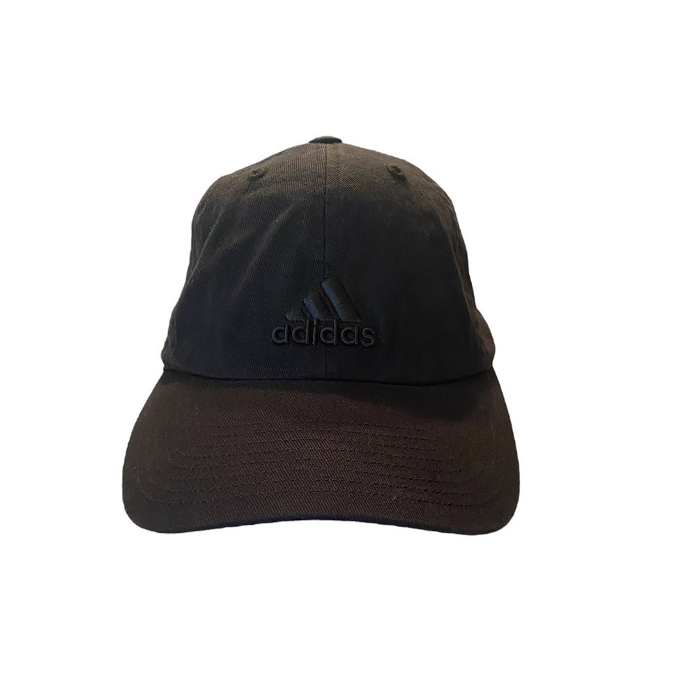 Adidas Woman’s Black Adjustable Cotton Baseball Cap Hat